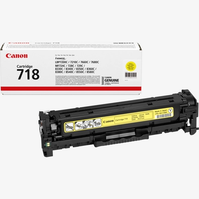Canon 718Y Yellow Toner Cartridge