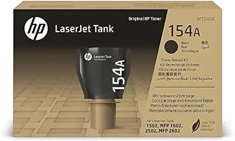 HP 154A Black Original LaserJet Tank Toner Reload Kit - W1540A HP 154A Black Original LaserJet Tank Toner Reload Kit - W1540A