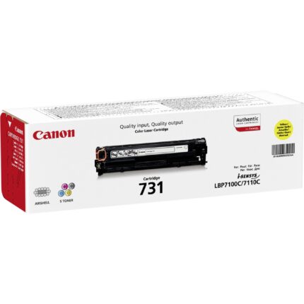 Canon Toner Cartridge 731 Yellow