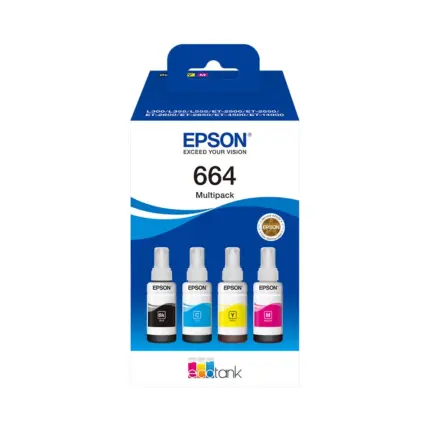 664 EcoTank 4-colour multipack
