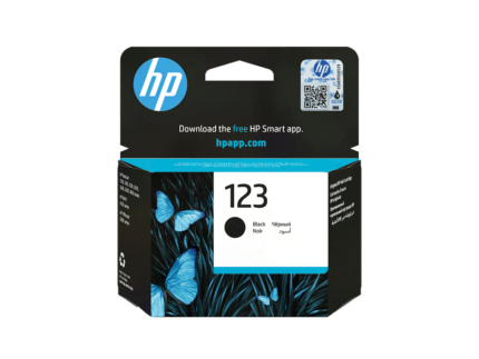 HP 123 Black Original Ink Cartridge (F6V17AE)