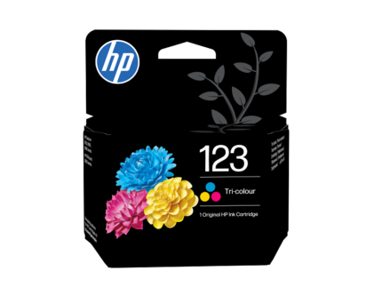 HP 123 Tri-color Original Ink Cartridge (F6V16AE)