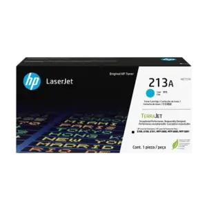 HP 213A Cyan Original LaserJet Toner Cartridge, W2131A