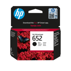 HP 652 Black Original Ink Advantage Cartridge (F6V25AE)