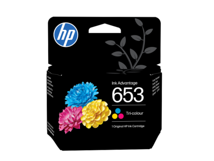 HP 653 Tri-color Original Ink Advantage Cartridge (3YM74AE)