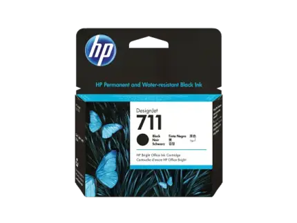HP 711 80-ml Black DesignJet Ink Cartridge (CZ133A)