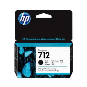 HP 712 38-ml Black DesignJet Ink Cartridge (3ED70A)