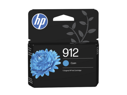 HP 912 Cyan Original Ink Cartridge (3YL77AE)