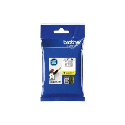 Brother Genuine Lc3717Y High Yield Yellow Printer Ink Cartridge