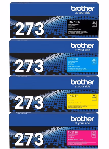Brother TN‑273 — Dual Pack (BK/C/M/Y Set)