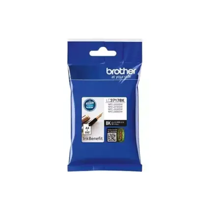 Brother Genuine LC3717BK High Yield Black Ink Cartridge