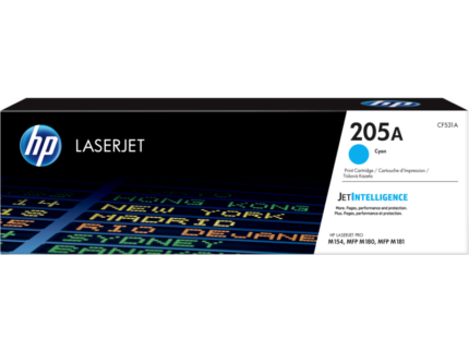 HP 205A Cyan Original LaserJet Toner Cartridge