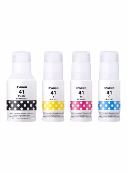 Canon GI-41 All Colors Bottle Ink Cartridge (Pack Of 4 Multicolour)