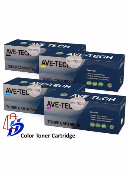 AVE-TECH PREMIUM TONER 125A BCYM Full Set / For Used In HP/ CP1515n/CP1518ni/CP1215/CM1312